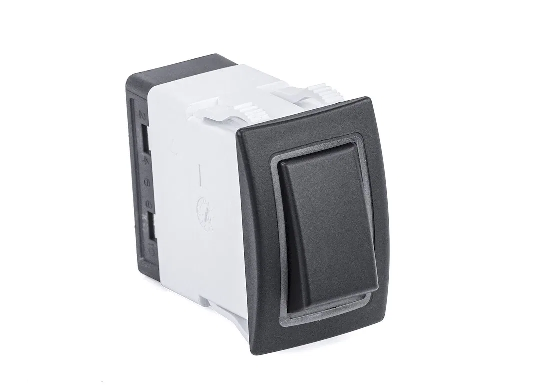 RK40630B – SIERRAMARINE Multi Purpose Switch, On-Off 12 Volt DC 20 Amp Rocker Switch Rectangular Blue Illuminated Bla...